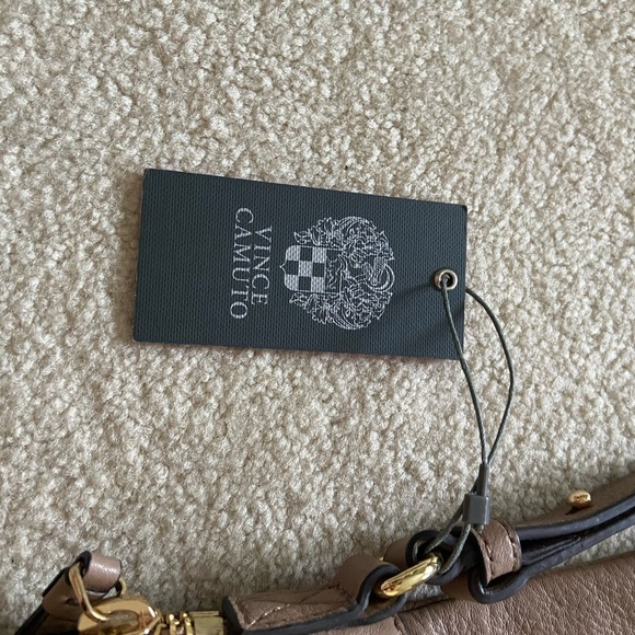Vince Camuto Adina genuine leather Handbag, NWT in color Cashmere - Picture 9 of 11